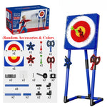 Tuzwa Axe Throwing Target Game Set – Bristle Board with Plastic Throwing Axes for Indoor Outdoor Backyard & Yard Games, Ages 14+