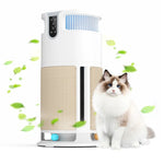 Tuzwa Smart WiFi Air Purifier for Pets | True HEPA Air Cleaner with Pet Hair & Odor Removal | Quiet Air Purifier for Large Rooms & Homes