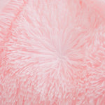 Tuzwa Pink Faux Fur Bean Bag Chair Cover – Soft Plush Beanbag Cover for Kids, Teens, Bedroom, Playroom & Cozy Room Decor