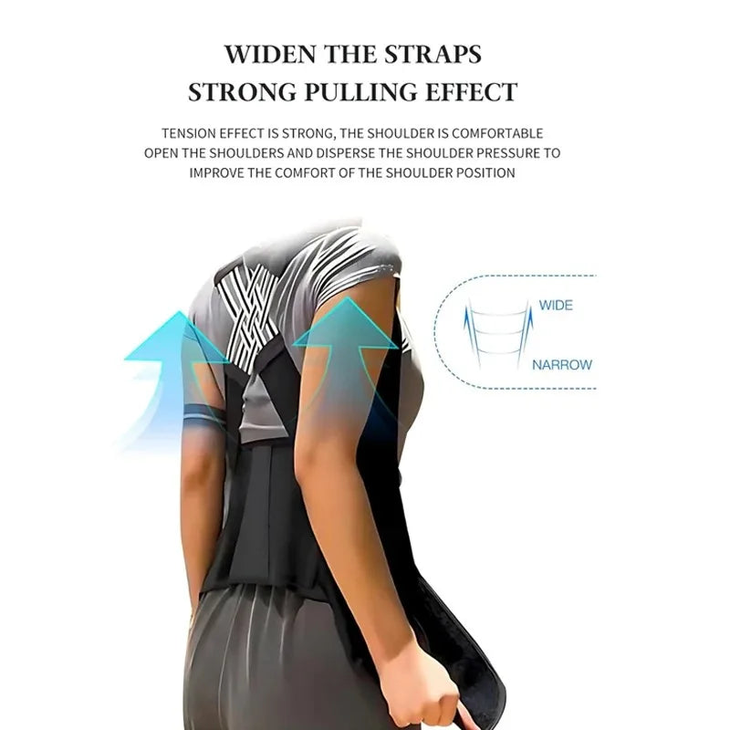 Tuzwa Posture Corrector for Women – Breathable Adjustable Back Support Brace for Upper Back, Shoulder & Posture Support