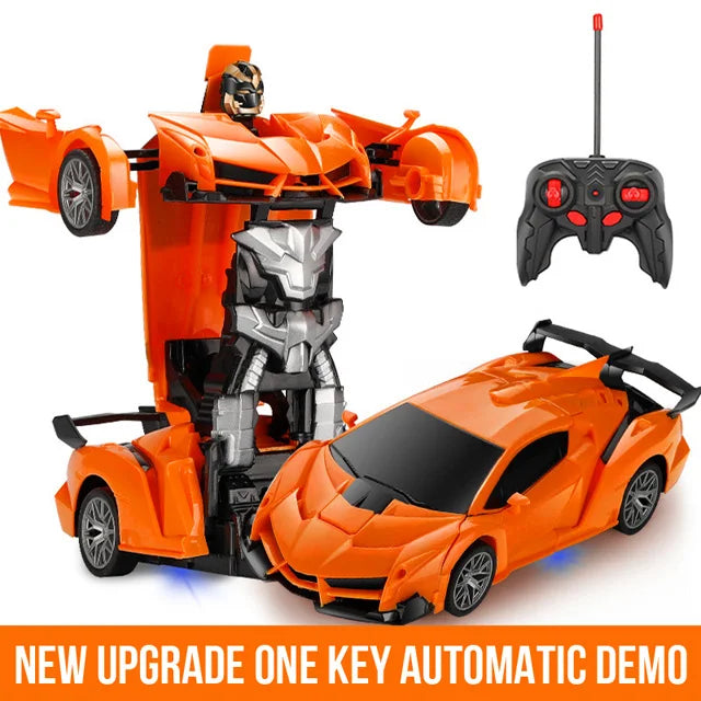 Tuzwa Transforming RC Car – 2-in-1 Remote Control Sports Car with Transforming Design, Electric Operation & Ready-to-Go Play
