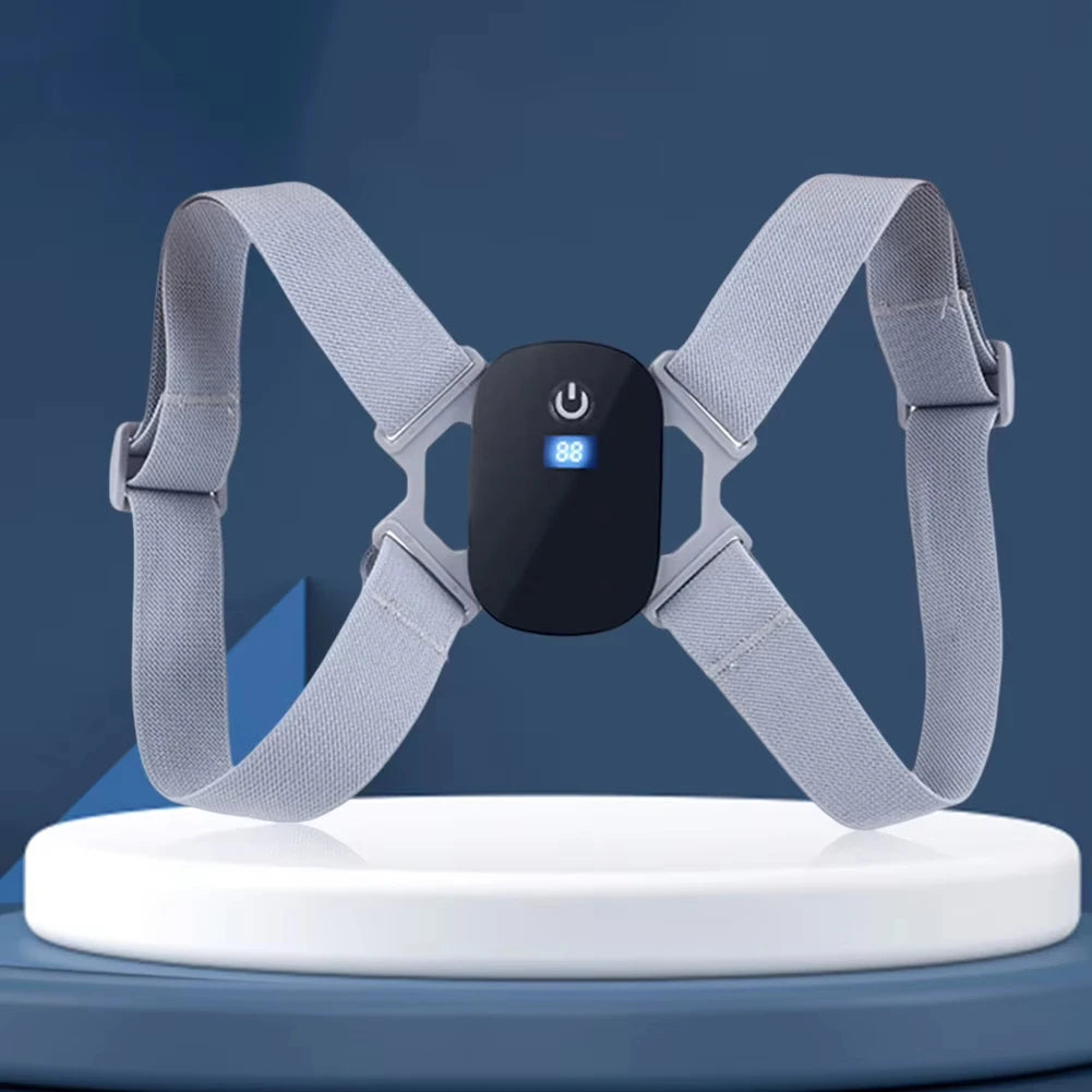 Tuzwa Smart Posture Corrector with Vibration Reminder – Rechargeable Electronic Back Posture Trainer for Men & Women