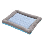 Tuzwa Pet Cooling Mat – Breathable 100% Cotton Summer Bed for Dogs & Cats, Machine Washable Cooling Pet Mat for Comfortable Rest