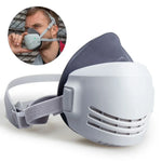 Tuzwa Dual-Layer Cotton Dust Mask with Adjustable Straps – Reusable Half Face Work Mask for Construction, Workshop & Industrial Tasks