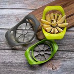 Tuzwa Premium Stainless Steel Apple Slicer & Corer | 8-Blade Fruit Cutter for Fast, Even Apple Slices & Easy Food Preparation