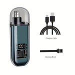 Tuzwa Nose & Ear Hair Trimmer – USB Rechargeable Electric Nose Hair Trimmer with Quick Charging, Compact Washable Grooming Tool