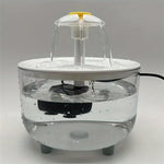 Tuzwa Rechargeable Cat Water Fountain | Automatic Filtered Pet Drinking Fountain with Adjustable Water Flow