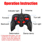 Tuzwa Transforming RC Car – 2-in-1 Remote Control Sports Car with Transforming Design, Electric Operation & Ready-to-Go Play