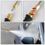 Tuzwa Pressure Washer Gutter Cleaning Wand – Extension Wand with 5 Nozzle Tips for High-Reach Gutter & Exterior Cleaning
