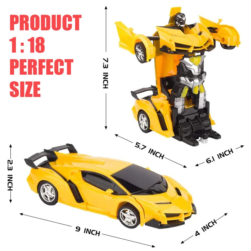 Tuzwa Transforming RC Car – 2-in-1 Remote Control Sports Car with Transforming Design, Electric Operation & Ready-to-Go Play