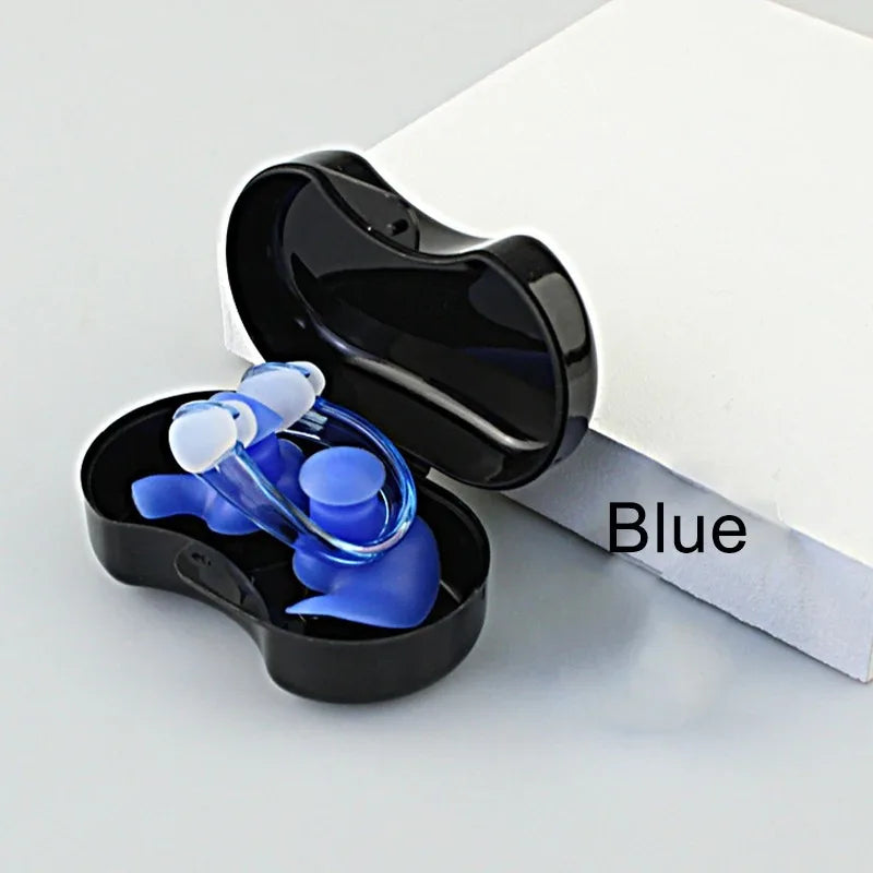 Tuzwa Swimming Earplugs – Waterproof Reusable Silicone Ear Plugs for Swimming & Diving, Comfortable Noise Reduction Earplugs
