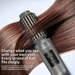 Tuzwa Cordless Hair Straightening Comb – 2600mAh Rechargeable Portable Hair Straightener & Curler for Wireless Styling