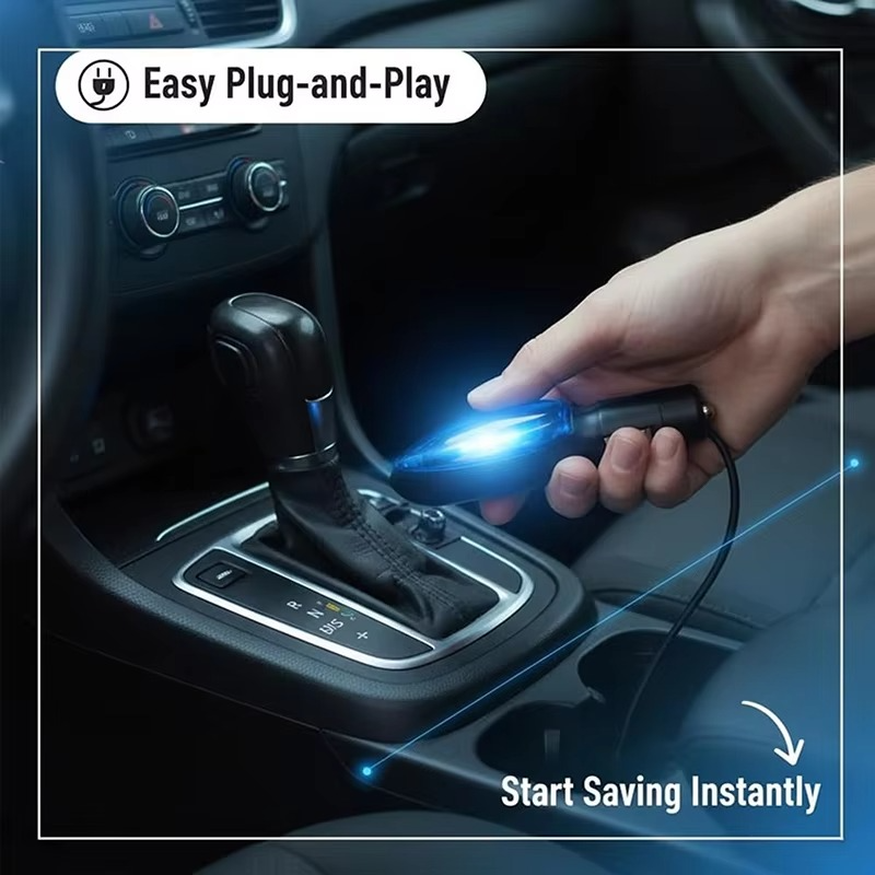 Tuzwa Car Fuel Economizer Plug-In Device – Compact Automotive Fuel Economy Accessory for Compatible Vehicles