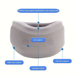 Tuzwa Adjustable Soft Neck Brace – Supportive Sponge Cervical Collar with Breathable Polyester Wrap for Comfortable Neck Support & Rest