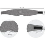 Tuzwa 100% Cotton Sleep Mask with Adjustable Strap – Soft Light Blocking Eye Mask for Sleeping, Travel, Naps & Relaxation