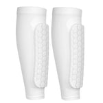 Tuzwa Lightweight Soccer Shin Guards with Honeycomb Padding – Breathable Adjustable Football Shin Pads for Calf & Leg Protection