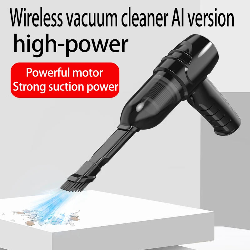 Tuzwa Cordless Car Vacuum Cleaner – Powerful Handheld Vacuum with High Suction, Rechargeable Lightweight Design for Car & Home Cleaning
