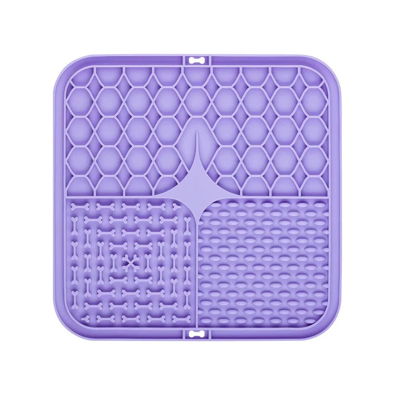 Tuzwa Lick Mat for Dogs – Slow Feeder Dog Licking Mat with Suction Base, Interactive Enrichment & Training Tool for All Breeds