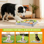 Tuzwa | Interactive Dog Puzzle Feeder | Treat Dispensing IQ Training Toy with Slow Feeder Design for Small & Medium Dogs