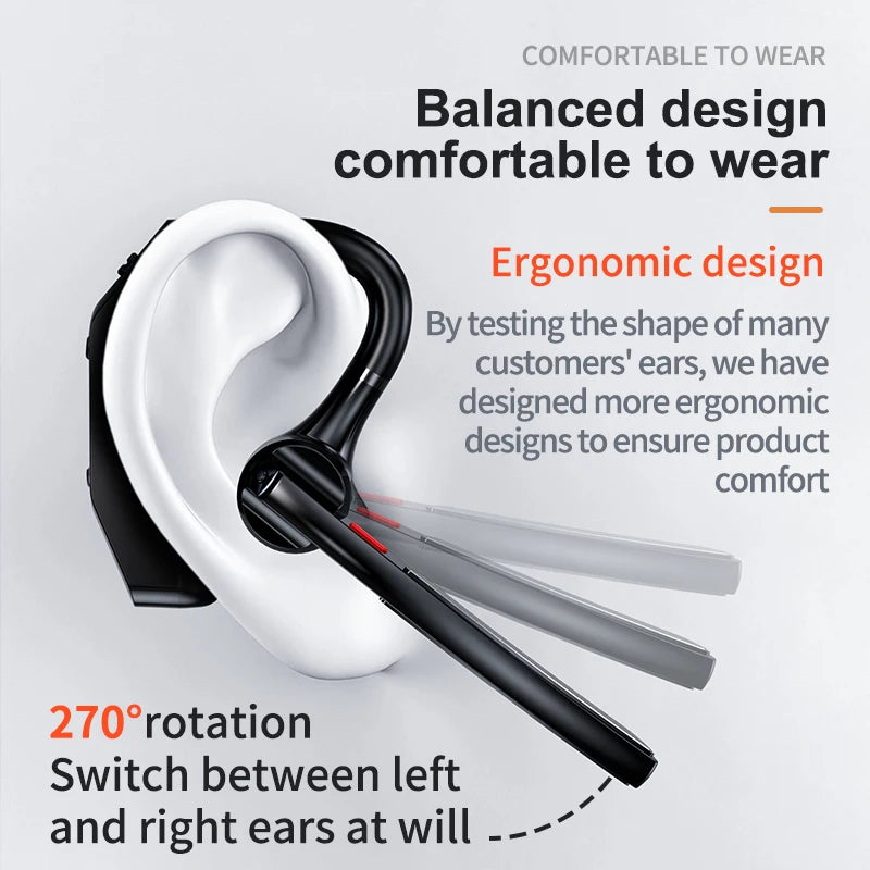 Tuzwa Bluetooth 5.3 Wireless Earphones with LED Display – Noise Isolating Earbuds with Up to 30H Battery Life for Calls & Music