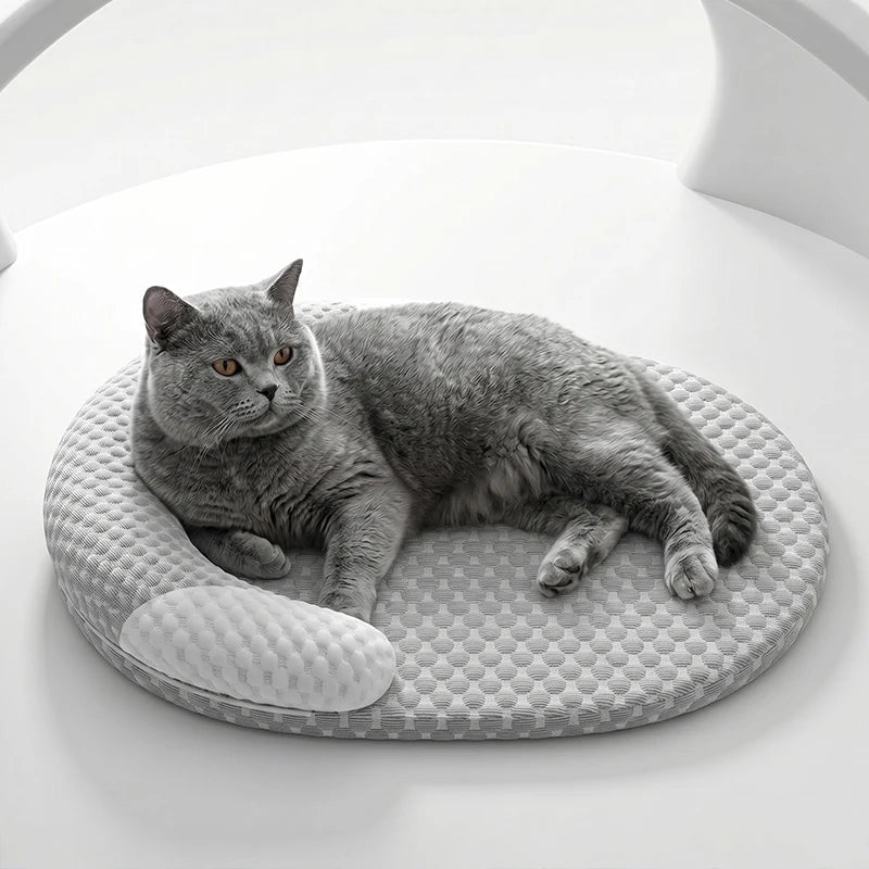 Tuzwa Dog Cooling Bed – Breathable Polyester Cooling Mat for Dogs, Machine Washable Lightweight Pet Bed for Small, Medium & Large Pets