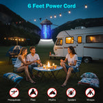 Tuzwa Electric Bug Zapper with LED Light – 2-in-1 Indoor & Outdoor Mosquito Trap for Flying Insect Control