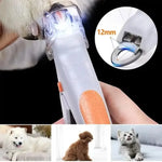 Tuzwa Dog Nail Clippers with LED Light – Professional Stainless Steel Pet Nail Trimmer for Dogs & Cats, Precise Grooming Tool