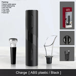 Tuzwa Rechargeable Electric Wine Opener with Foil Cutter – Automatic Cordless Corkscrew for Quick & Easy Wine Bottle Opening