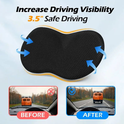 Tuzwa 2-in-1 Memory Foam Car Seat Cushion with Lumbar Support – Ergonomic Driver Seat & Back Cushion for Comfortable Driving