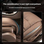 Tuzwa Nappa Leather Car Seat Cushion – Breathable Ventilated Seat Cover Pad for All-Season Driving Comfort