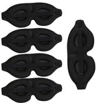 Tuzwa 3D Memory Foam Sleep Eye Mask – Light Blocking Contoured Sleeping Mask with Adjustable Fit, Soft Breathable Travel Eye Cover