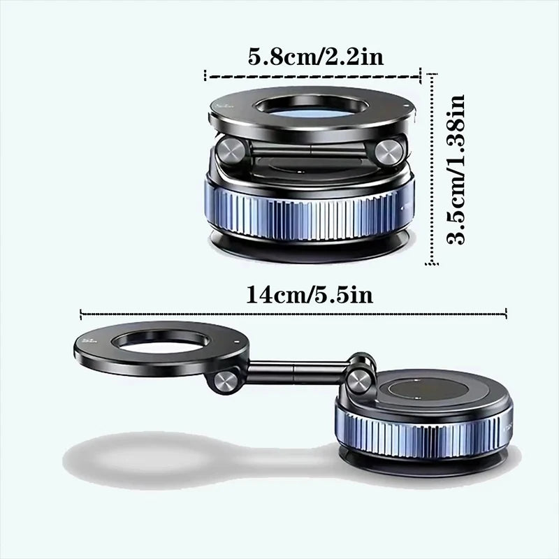 Tuzwa 360° Magnetic Car Phone Mount | Universal Air Vent Phone Holder with Strong Magnetic Grip for iPhone, Samsung & Android