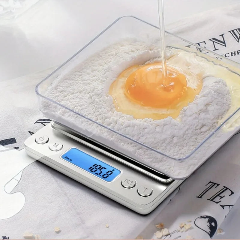 Tuzwa Digital Kitchen Scale | High-Precision Food Scale with LCD Display & Tare Function for Cooking, Baking & Meal Prep