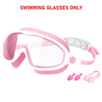 Tuzwa Kids Swim Goggles | Wide View Anti-Fog Swimming Goggles with UV Protection & Leakproof Comfort for Boys & Girls Ages 3–15