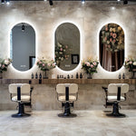 Tuzwa 36x24 LED Backlit Bathroom Mirror with Touch Sensor Dimming – Modern Fog-Free Vanity Mirror with Built-In Lights