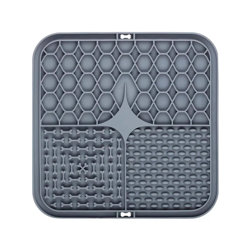 Tuzwa Lick Mat for Dogs – Slow Feeder Dog Licking Mat with Suction Base, Interactive Enrichment & Training Tool for All Breeds