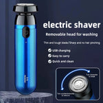 Tuzwa Mini Electric Shaver for Men – Rechargeable Portable Metal Electric Razor with Close Shave Design, Fast Charging & Easy Cleaning