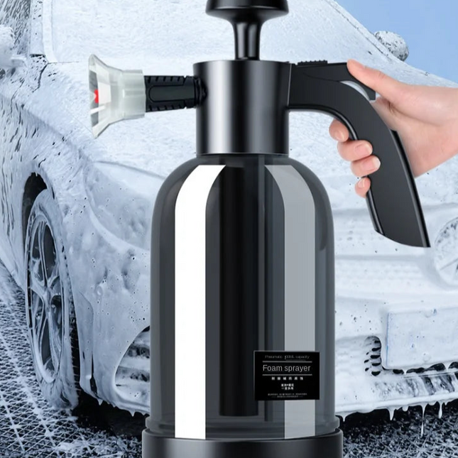 Hand Pump Sprayer for Car Wash, Foam Sprayer for Cars with 2 Nozzles, Foaming Spray Bottle for Garden Cleaning