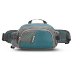 Tuzwa Running Fanny Pack with Water Bottle Holder – Water-Resistant Nylon Waist Bag with Multiple Pockets & Adjustable Strap for Hiking & Travel