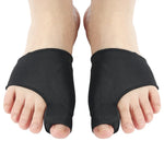 Tuzwa Adjustable Gel Toe Separator for Bunions – Hallux Valgus Big Toe Alignment Support with Soft Cloth Cushion, 1 Pair