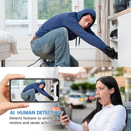Home Security Camera, Mini Camera WiFi 1080P HD with Night Vision – image 4