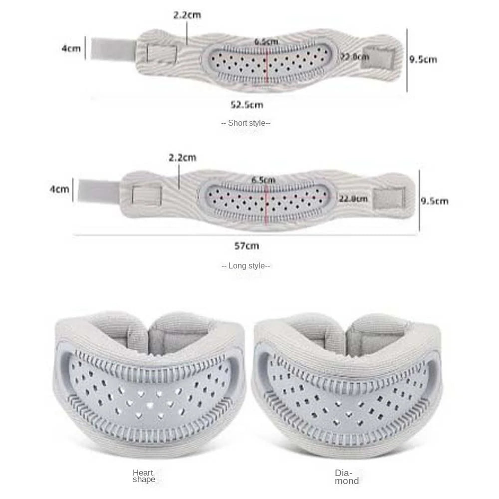 Tuzwa Adjustable Neck Support Brace with Traction & Warmth – Ergonomic Cervical Support Collar for Relaxation, Posture & Daily Comfort