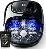 Tuzwa Electric Foot Spa Bath Massager with Heat & Ozone – Adjustable Temperature Foot Soaking Tub for Home