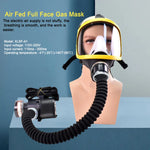 Tuzwa Constant Air Flow Full Face Respirator System – Reusable Full Face Respiratory Protection Mask for Appropriate Industrial & Chemical Work