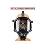 Tuzwa MF14 Full Face Respirator Mask – Reusable Chemical Gas Respirator with Replaceable Filter & Adjustable Head Straps for Industrial Use