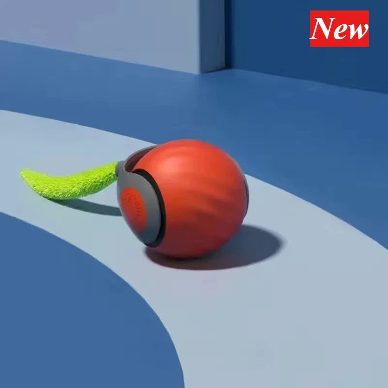 Tuzwa Interactive Cat Toy Ball | Electric Automatic Feather Teaser & Chase Toy for Active Cats