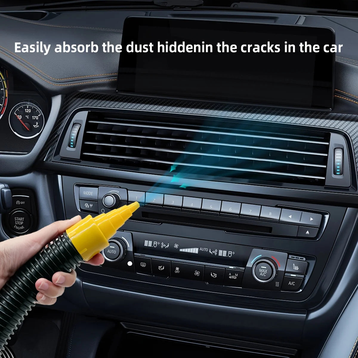Tuzwa Cordless Car Vacuum Cleaner – Portable Wet & Dry Handheld Vacuum for Car & Home, Powerful Suction for Dust, Pet Hair & Upholstery