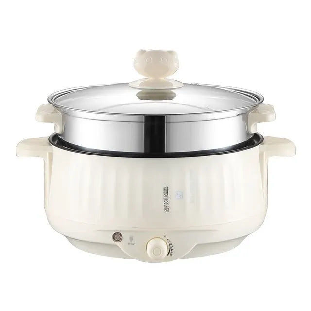 Tuzwa Multi-Layer Electric Cooker | Non-Stick Mini Hot Pot & Steamer with Rapid Heating for Rice, Noodles & Healthy Meals