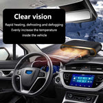 Tuzwa Portable 12V Car Heater & Cooler Fan – 2-in-1 Electric Windshield Defogger & Defroster with Rotary Switch for Cars
