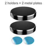Tuzwa Universal Magnetic Car Phone Mount | Dashboard & Windshield Holder with Powerful Magnetic Grip for iPhone, Samsung, Xiaomi & Android